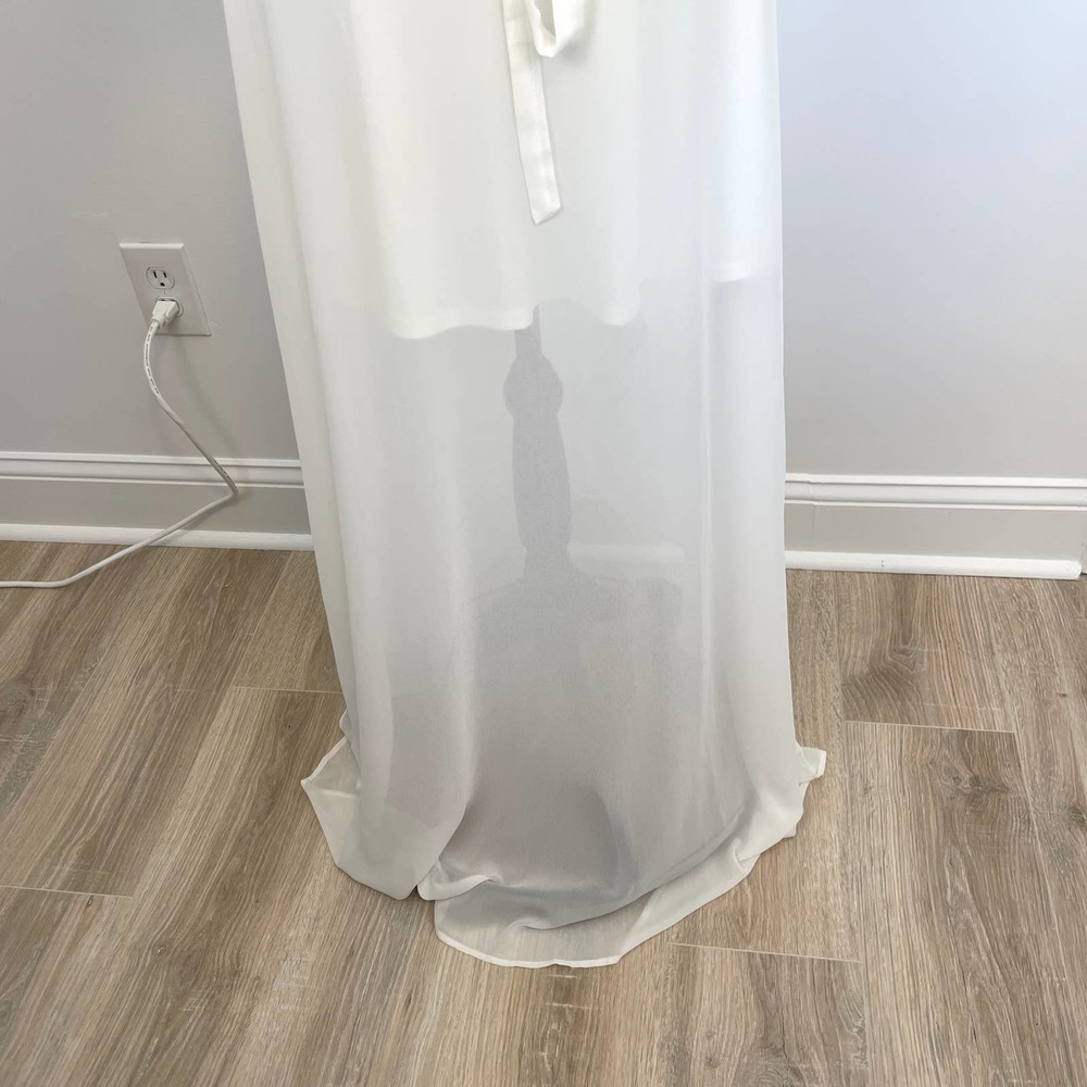 Show Me Your Mumu White Sophia Wrap Dress Size Medium New - Picture 12 of 16